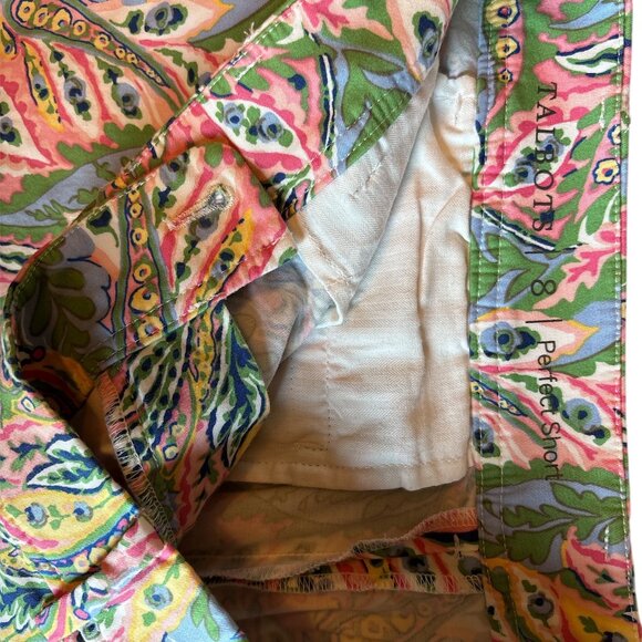 Croft&Barrow Pink Pull Over Top Size Large Talbot Paisley Bermuda Shorts Size 8 - Picture 11 of 15